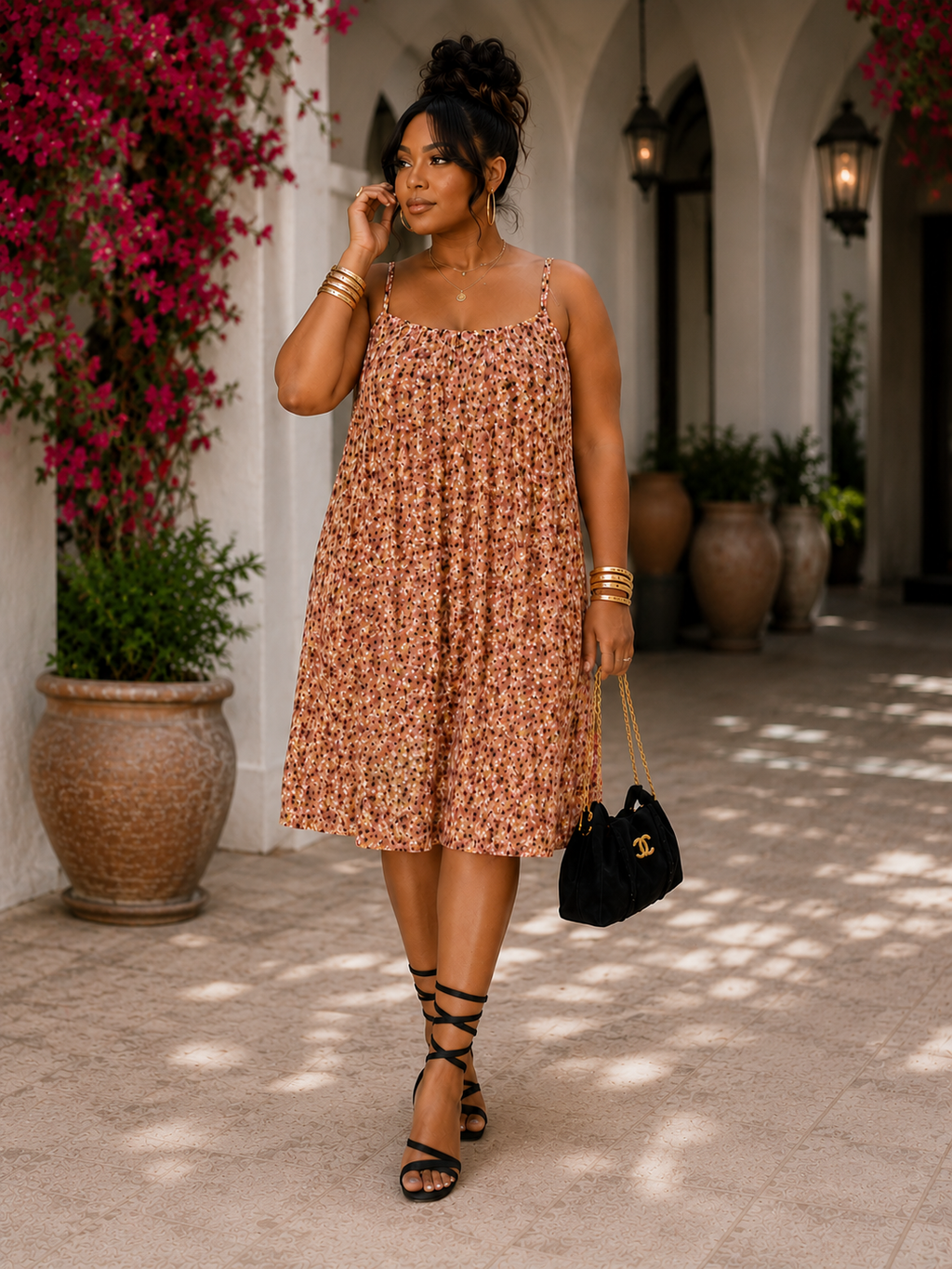 Weekend Escape Print Swing Dress
