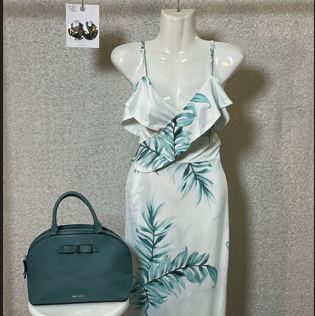 Island Vibes Print Maxi Dress