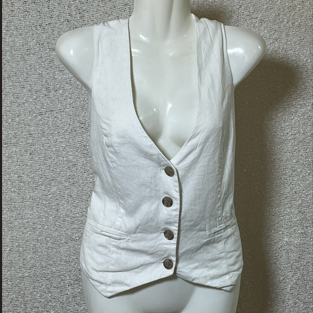 To Blessed To Be Stressed Linen Vest